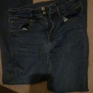 American Eagle jeans high rise artist